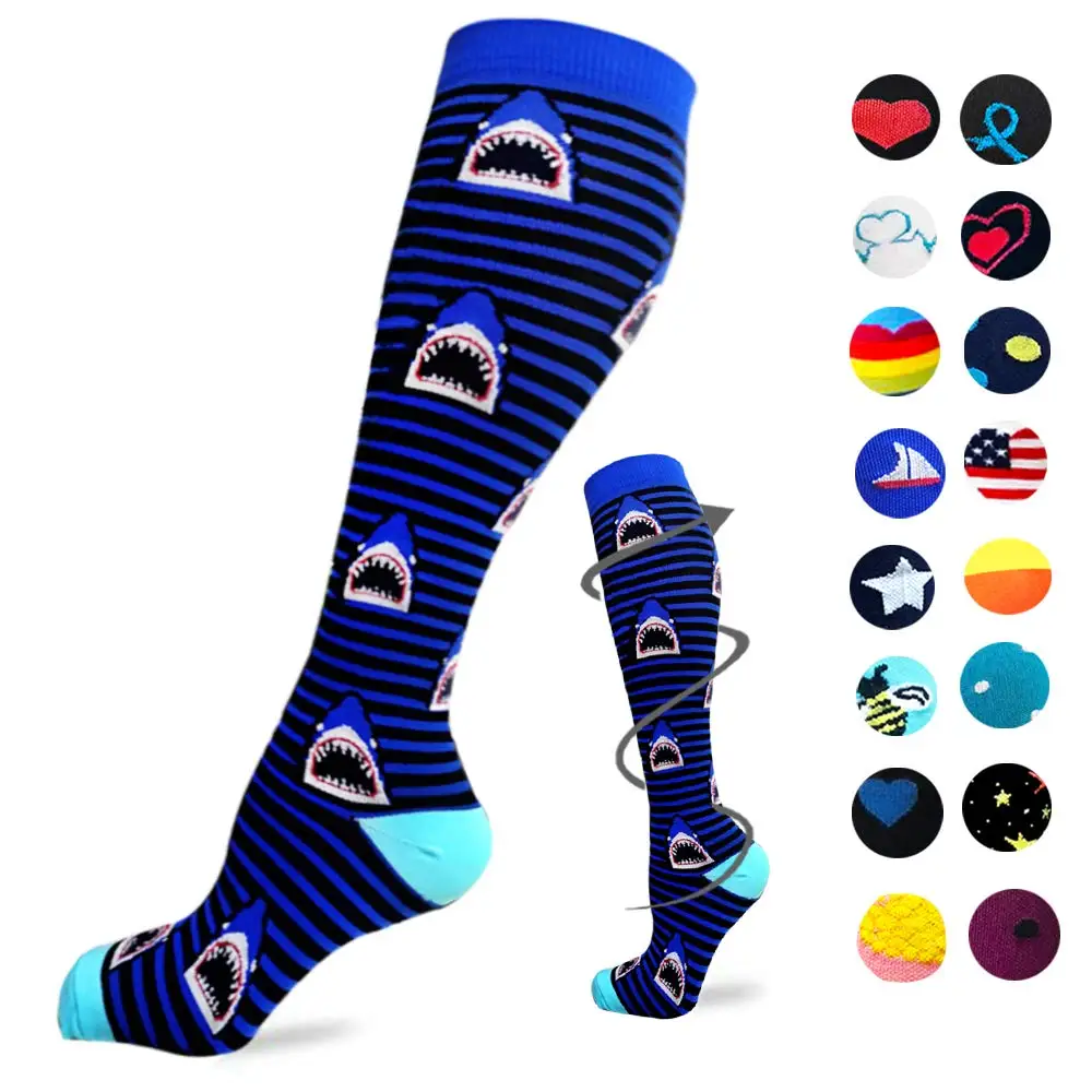 Хлопчатобумажные мужские носки в стиле хип-хоп забавные Компрессионные женские