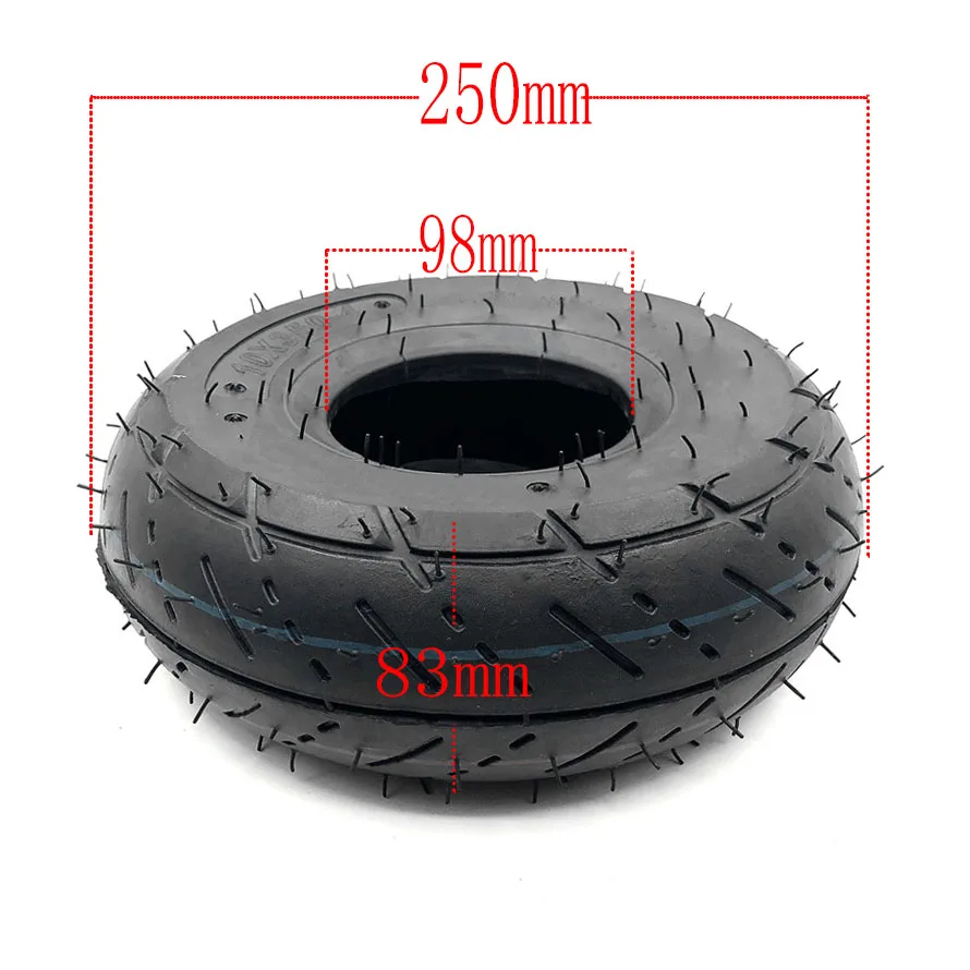 Высокое качество бензиновый скутер мини мото шина 10x350-4 шины 10x3. 50-4 Мини Мото " 4 дюйма