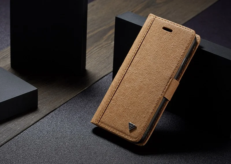 Чехол для телефона Samsung Galaxy S8 S9 Plus note 9 8 S7 edge слот для карт подставка Съемная крышка крафт бумажный кожаный чехол-кошелек