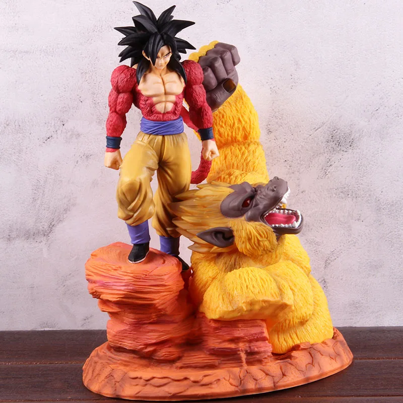 Аниме Драконий жемчуг Супер Saiyan 4 фигурка Сон Гоку GK статуя великие ОБЕЗЬЯНЫ ЗОЛОТО Гоку Драконий жемчуг Z фигурка ПВХ коллекционная игрушка