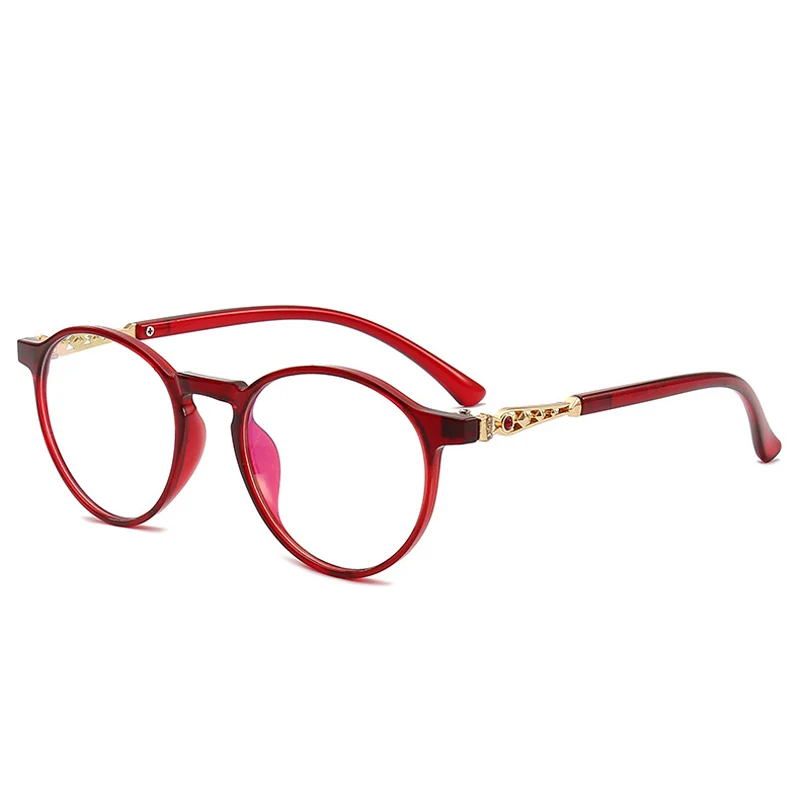 Elbru Anti Blue Light Blocking Computer Glasses Women TR90 Anti Blue Ray Filter Clear Lens Eyeglasses Frame Female Spectacles