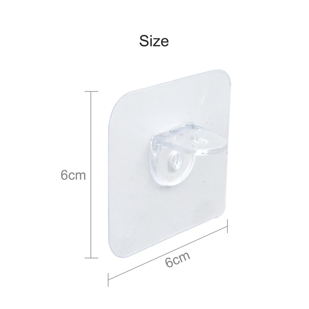 10/20Pcs Adhesive Shelf Support Pegs Drill Free Nail Instead Holders Closet Cabinet Shelf Support Clips Wall Hangers