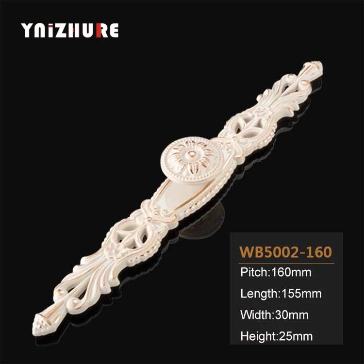 2pcs European Style Kitchen Cabine Knobs And Handles Furniture Drawer Door White Dresser Wardrobe Pulls Hardware - Цвет: B