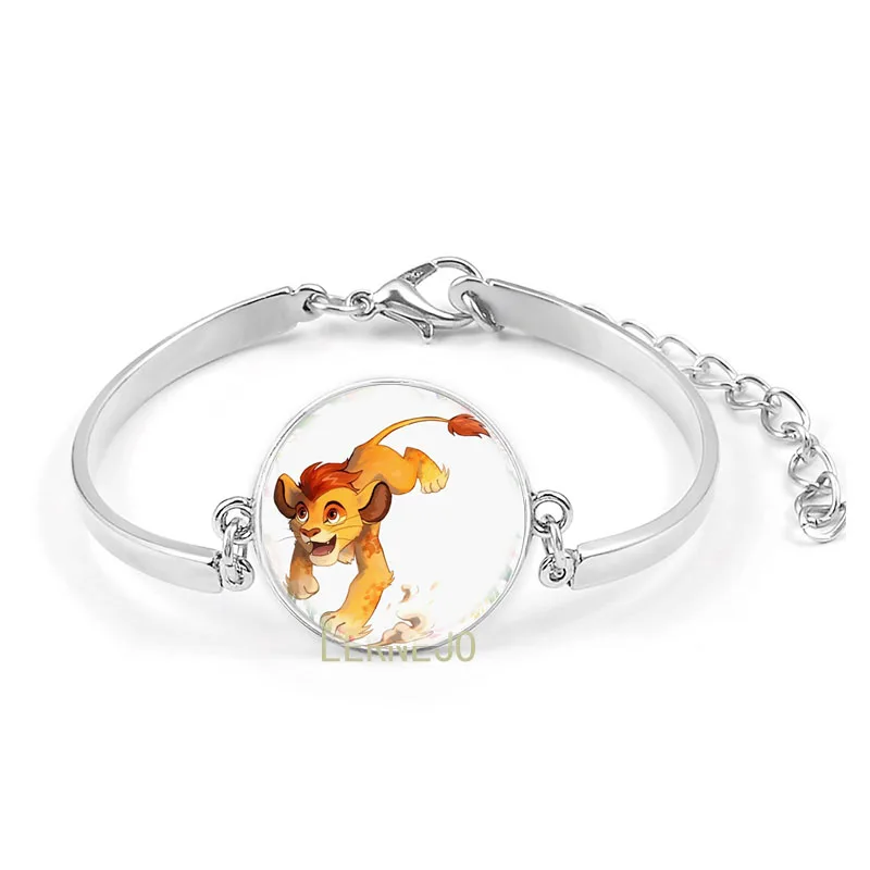 15 Simba Король Лев значок-подвеска ювелирный браслет rey leon le roi Lion Simba baby для детей ювелирные изделия - Окраска металла: 15
