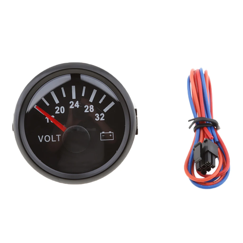 Вольтметр для морской лодки 16-32V 52mm 2-1/1" Запчасти для морской лодки