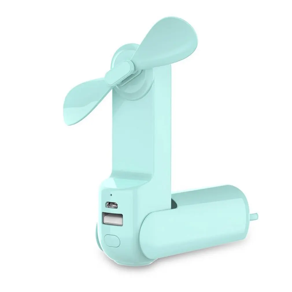 

Three In One Portable Folding Fan USB Charging Treasure Flashlight Three In One Hair Dryer Illumination Charge