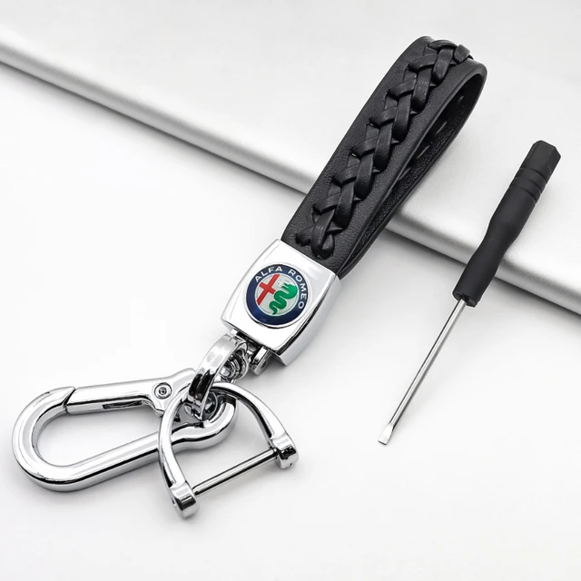 Alfa Romeo Schlüsselanhänger Metall Key 156 Stelvio Giulia