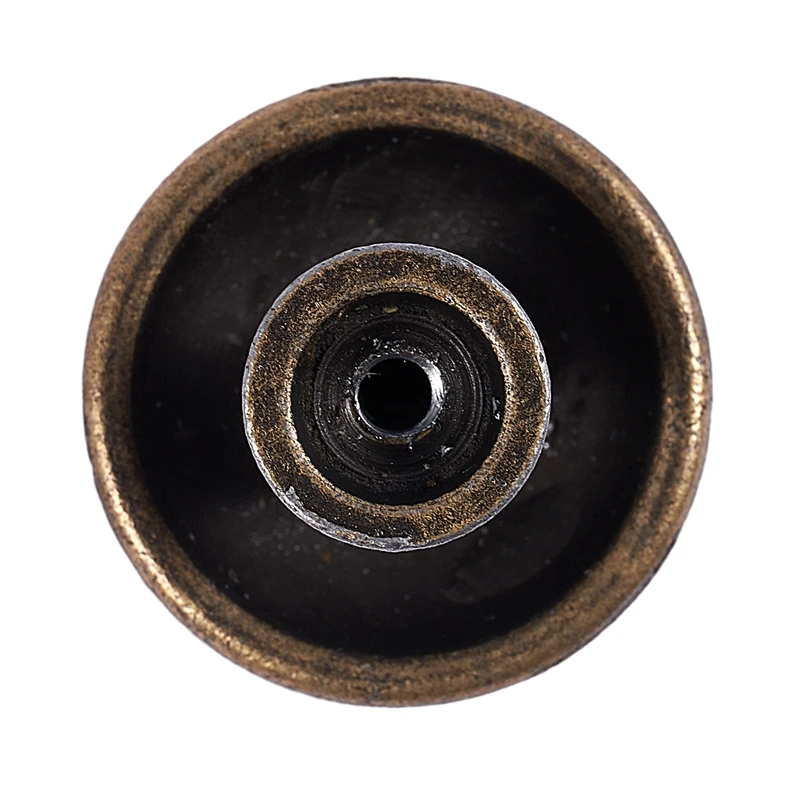 Горячий дворцовый узор винтажный Бронзовый цинк-обшивка круглый котелок для шкафов, ящиков кухонные дверные ручки для шкафа-бронзовый поток