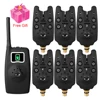 Lixada Wireless Fishing Bite Alarms Set Digital Fishing Alarm Kit LED Alarm Indicator Alert Bell Receiver Fishing Tackle w/Box 1