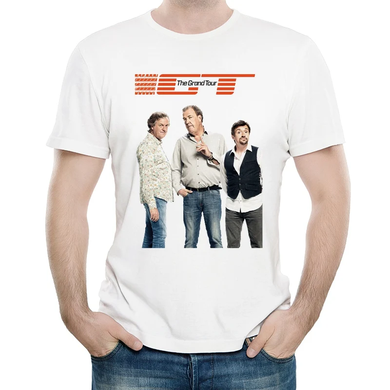 2 The Grand Tour футболка белого цвета Мужская модная футболка с коротким рукавом с логотипом Grand Tour майки футболки Повседневная футболка - Цвет: 2