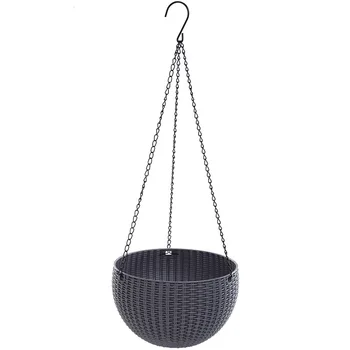 

Hanging Chain Flower Pot Holder Basket Planter Container Garden Balcony Decor