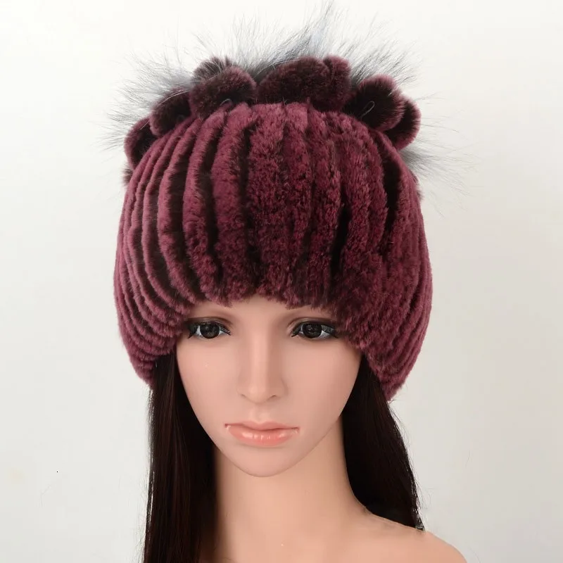 Зимние шапки для кролика Рекс, тканые наушники, толстая кожа, мех, tuque out must bring beanies, женские теплые хип хоп gorro, женские M1