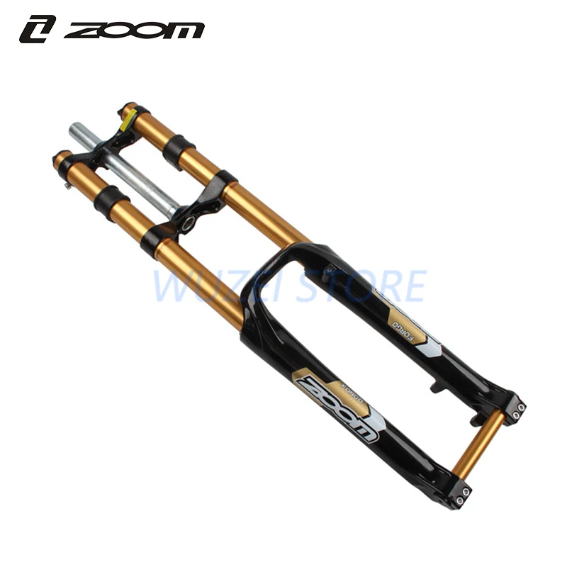 ZOOM 680DH 26in вилка для горного велосипеда из сплава 27,5 дюйма для путешествий 180 мм амортизационная вилка для горного велосипеда 20 мм через ось