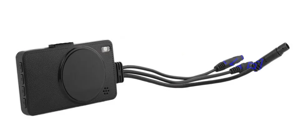 Мотоцикл Регистраторы видеорегистратор Даш Камера HD 1280x720 спереди и сзади двойной объектив DVR видеорегистратор Запись Скрытая вождения Регистраторы