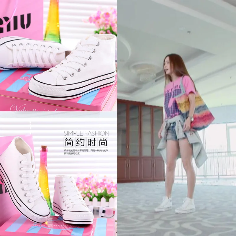 

Women Shoe Kung Fu Love Courier Yao Flute Yang One One Celebrity Style Canvas Sneakers Sub-