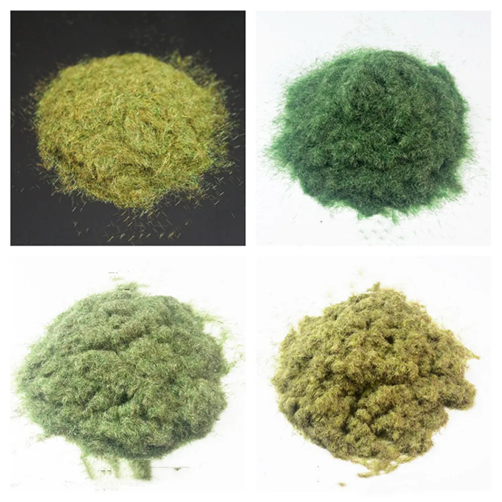 architecture model3mm flock grass ho train layout03