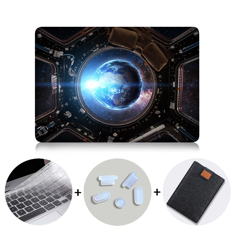 Чехол MTT для Macbook Air Pro retina 11, 12, 13, 15 дюймов, чехол с сенсорной панелью, космическая капсула, 13,3, 15,4 дюймов, чехол для ноутбука A1706, A1466 - Цвет: MB01