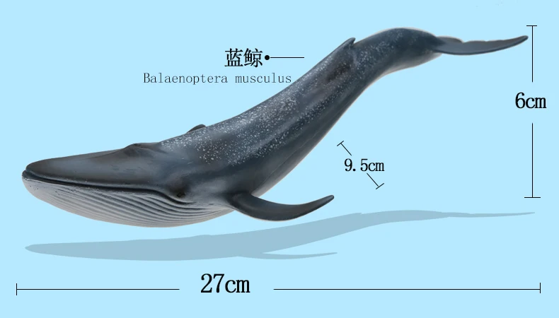 Белый Кашалот Пингвин Акула черепаха печать Акула синий кит модель Orca пластиковая модель работает