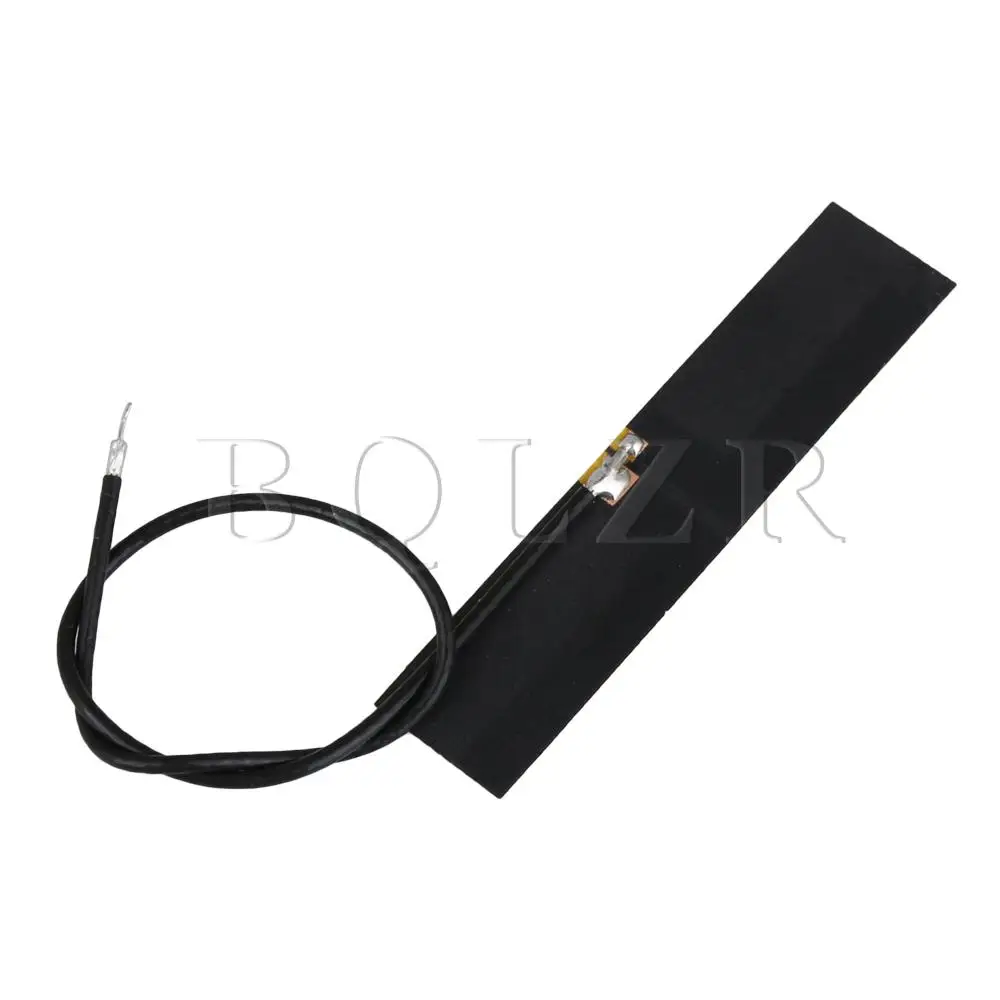 BQLZR 2pcs Черная внутренняя антенна с высоким коэффициентом усиления сварная 45x10 мм длина провода 13 см