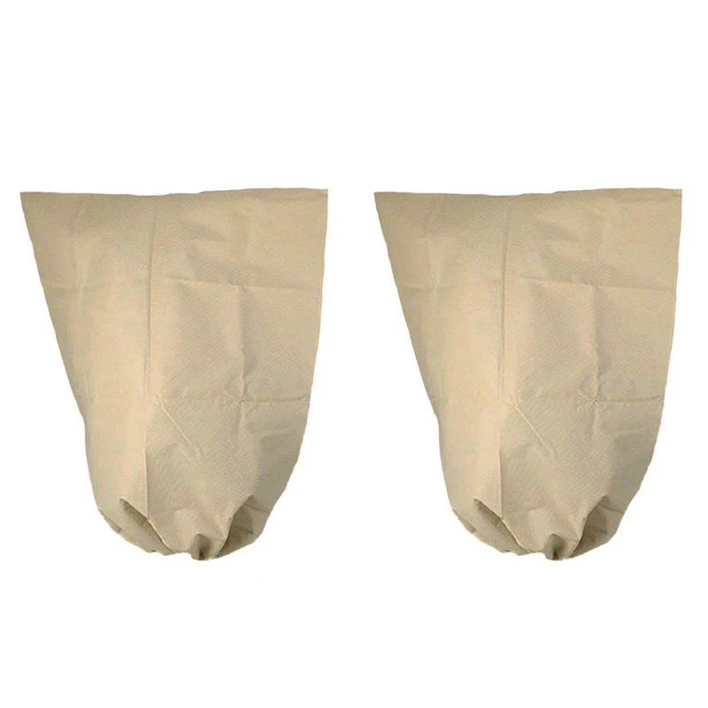 

2Pcs 47 inch X71 inch Winter Plant Protection Cover Bags Warm Cloth Garden Fabric Protecting Fruit Tree Potted Plants