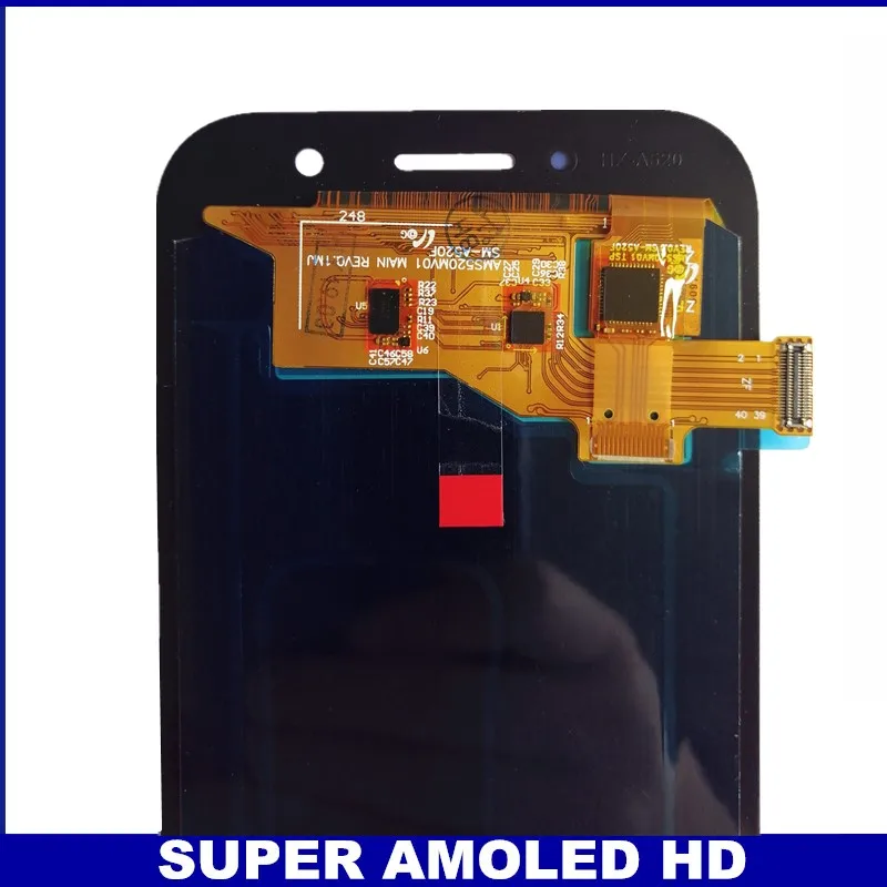 Мобильный телефон ЖК s для Samsung Galaxy A5 A520 A520F A520F/DS AMOLED ЖК-дисплей сенсорный экран дигитайзер сенсор Замена