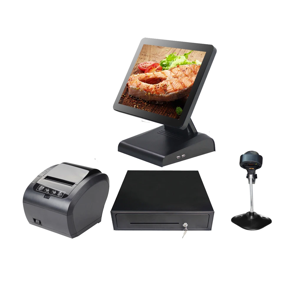 

15'' POS System for retailers All In One high quality POS machine touch screen Commercial Computer POS terminal