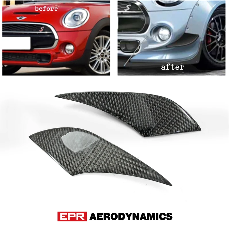 Передний разветвитель для F56 Mini Cooper S TP Style широкий корпус передний бампер из