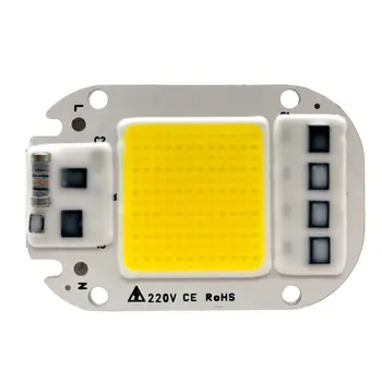 

Upgraded AC 20W-50W Driver-free COB Surface Light Source 50W-6500K-220V With High Voltage LED Lamp Beads