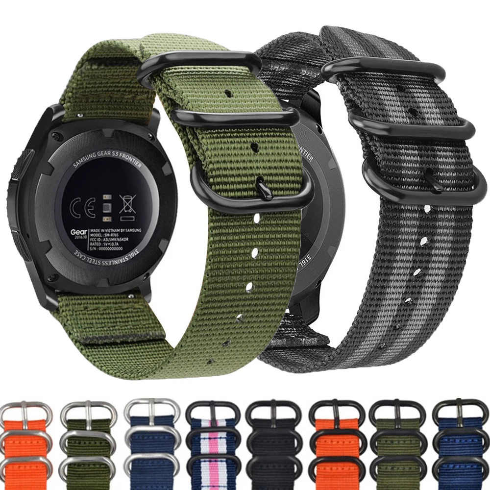 

20mm 22mm Silicone Strap for Samsung Galaxy Watch 42m 46mm Watch 3 41mm 45mm Band Active 2 Gear S2 S3 Huawei Watch gt 2 Bracelet
