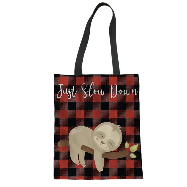 sloth beach bag
