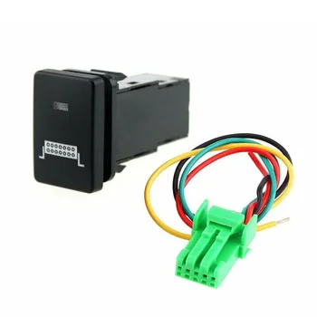 

Push Buttons Switch LED Light Blue Backlights Bar 12V For Toyota Camry Prius Switches Relays Accessories