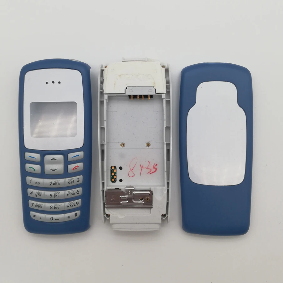 Чехол для Nokia 2100 с брелоками - Цвет: Синий