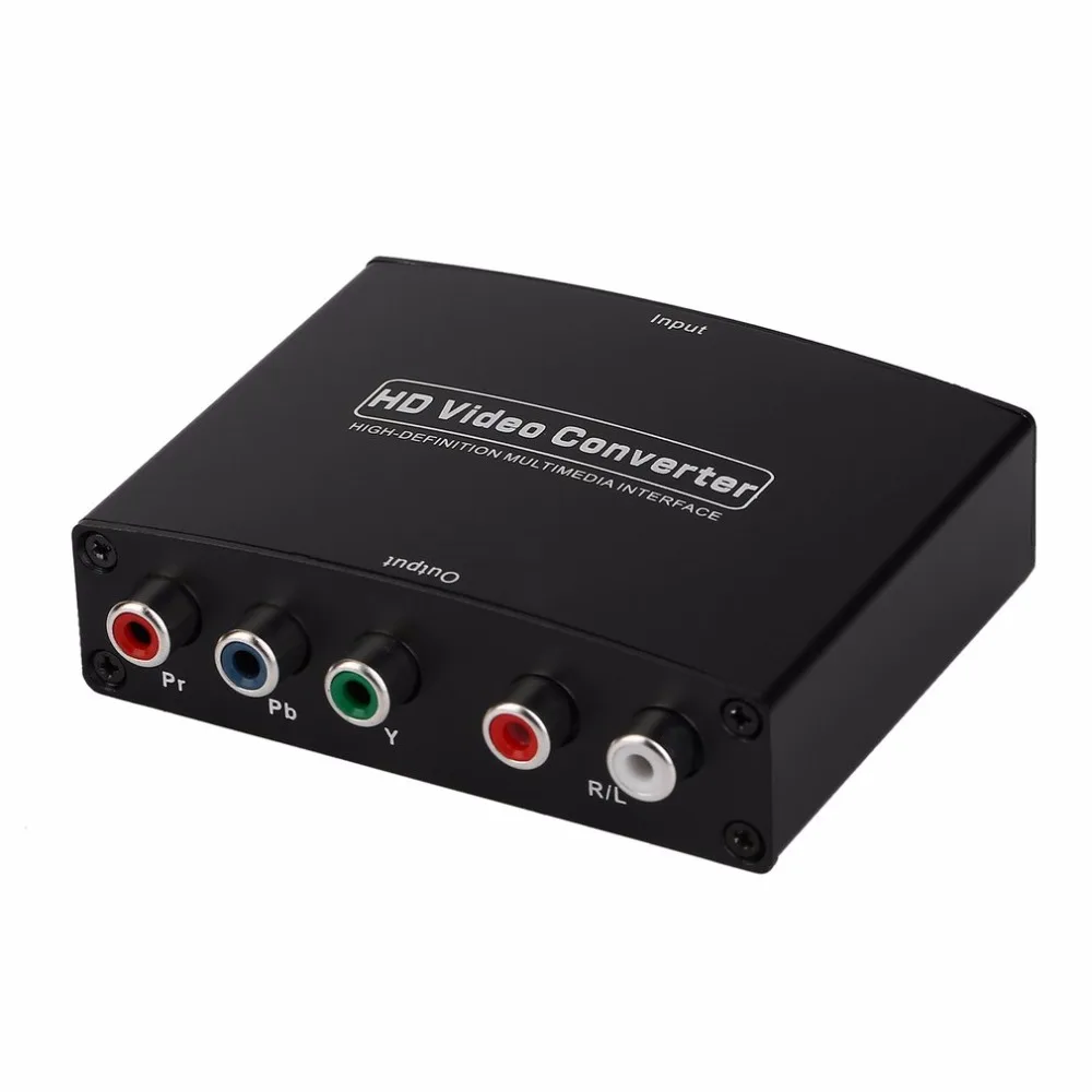HDMI в RGB компонент(YPbPr) видео+ R/L аудио адаптер конвертер HD tv HD видео конвертер 2 канала LPCM 1,65 Гбит/с/165 МГц разъем AU