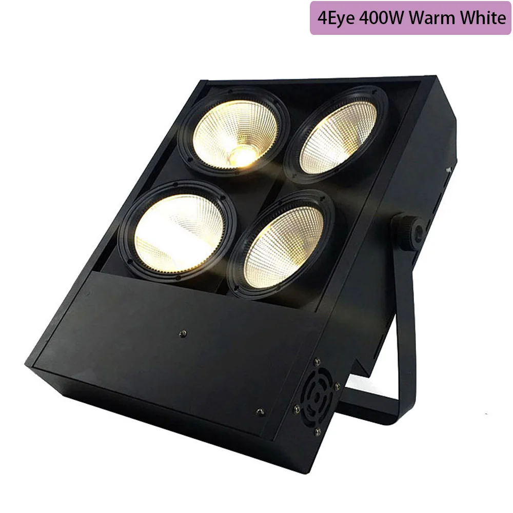 1 шт. 200 Вт COB Stgae светильник 4x100 Вт Led Blinder 100 Вт RGBWA UV 6в1/5в1/4в1/Холодный теплый белый DJ Par Точечный светильник для баров и театров - Цвет: 4Eye 400W Warm White