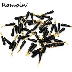 Rompin 30-Piece Fishing Float Accessory Set with Copper Rubber Bobbers (M)