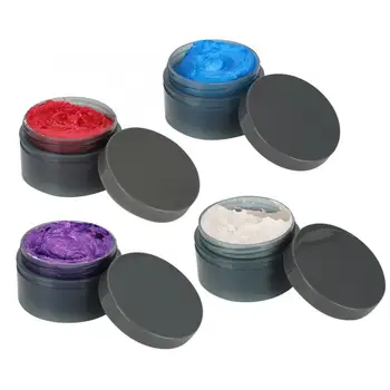 

100ml Disposable Colorful DIY Hair Stying Wax Mud Personality Fashion Hair Dye Cream Hair Dressing Tool Hair Care Products
