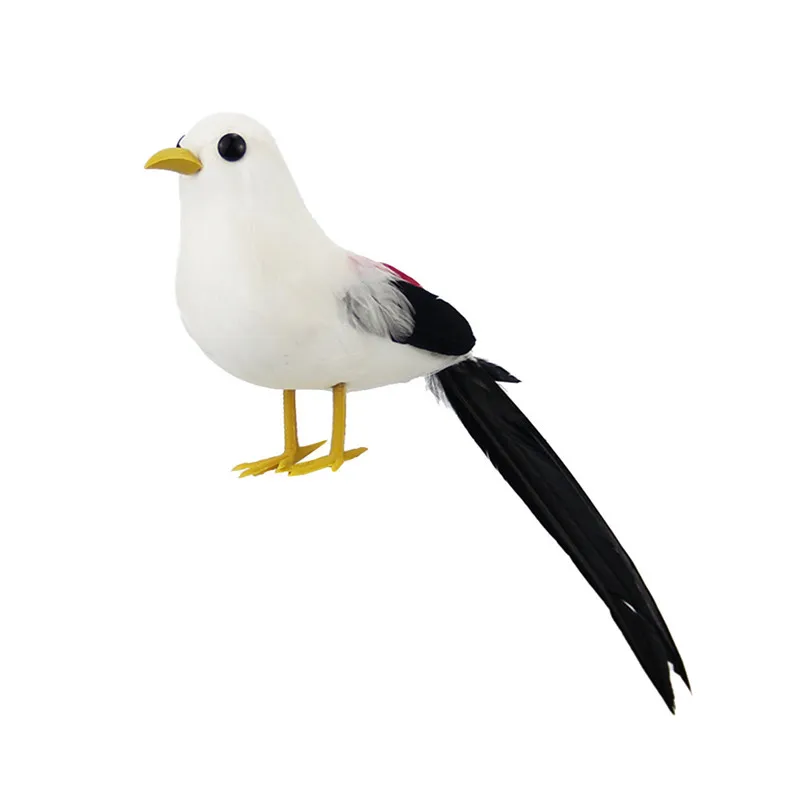 Искусственное перо птица поддельные птицы искусственный перо пенопласт Doves Свадебный декор место орнамент A1