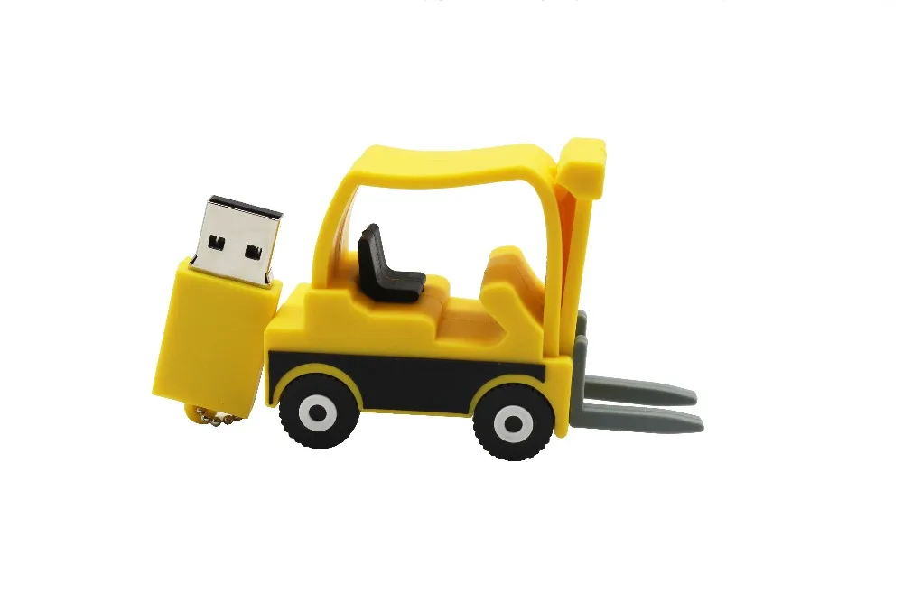 Флеш-накопитель TEXT ME с героями мультфильмов, стиль, вилочный погрузчик usb2.0, 4 ГБ, 8 ГБ, 16 ГБ, 32 ГБ, флеш-накопитель USB, креативный флеш-накопитель 64 ГБ