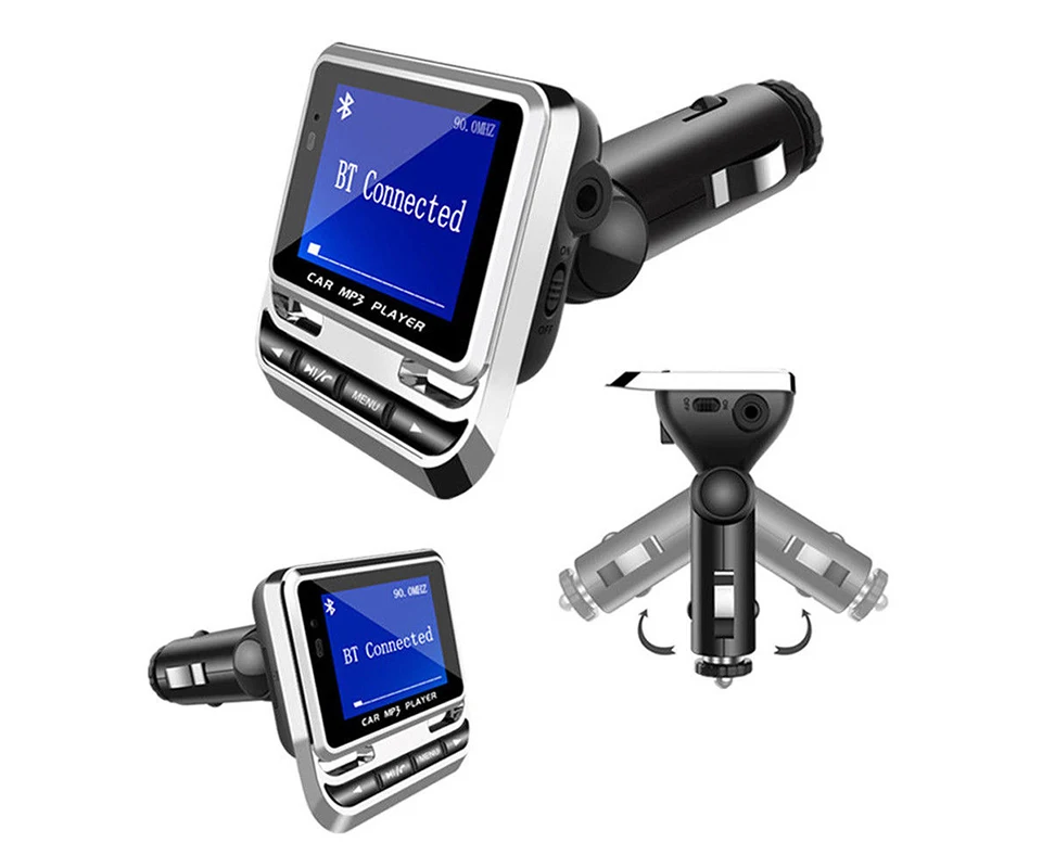 AOSHIKE Автомобильный MP3-плеер Bluetooth беспроводной ЖК-Автомобильный MP3-плеер fm-передатчик пульт дистанционного управления SD Dual USB 3,0 зарядное устройство U диск/TF карта