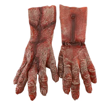 

Halloween Zombie Gloves Makeup Party Props Horror Zombie Gloves Holiday Decor