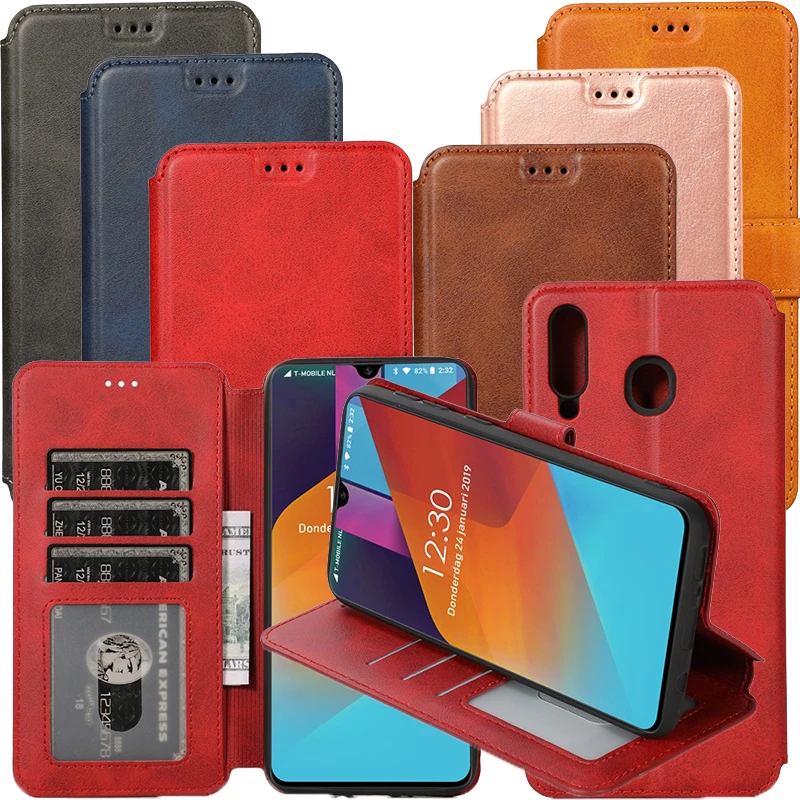 

Wallet Case For Samsung Galaxy M10 M20 M30 Leather Flip Cases For Samusng Note 8 Note9 Coque Book Card Bracket Phone Bags Cover