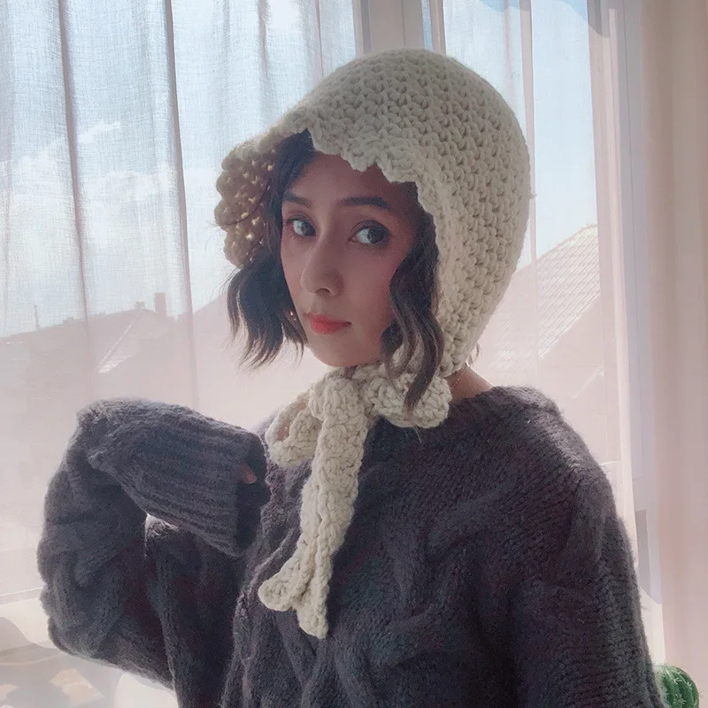 crochet hat with chin strap