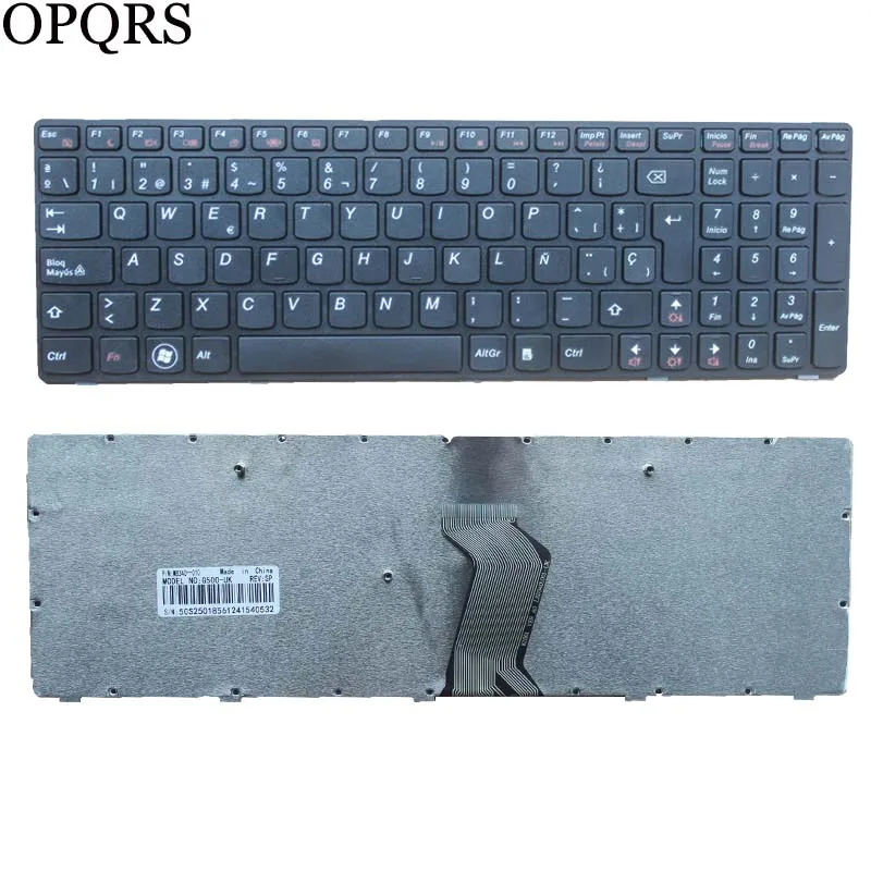 Новая испанская клавиатура для ноутбука Lenovo G500 G505 G500A G505A G510 G700 G700A G710 G710A G500AM G700AT SP