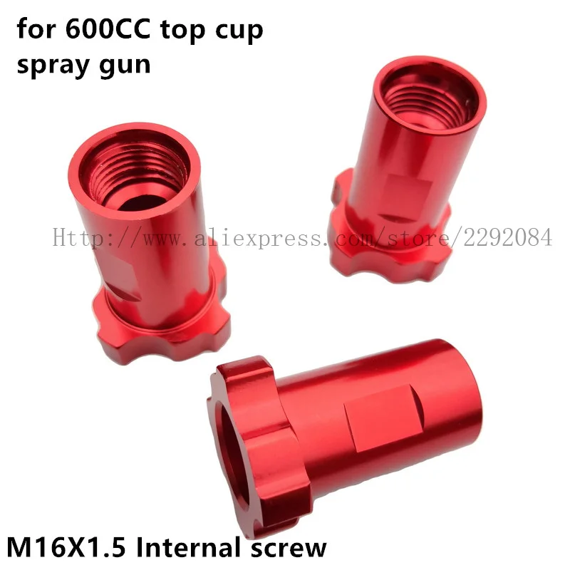 PPS Cup Adapter Airbrush Connector M16 1.5P External/Internal Thread M14  1.0P Internal Thread Spray Gun Cup Adapter - AliExpress