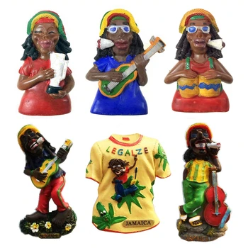 

Native Jamaican 3D Fridge Magnets World Travel Souvenirs Refrigerator Magnetic Sticker Home Decor