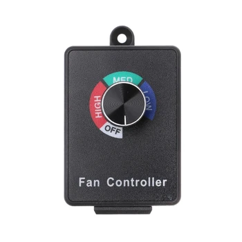 

AC 120V 5A Fan Variable Speed Controller Electric Motor Rheostat for Hydroponics