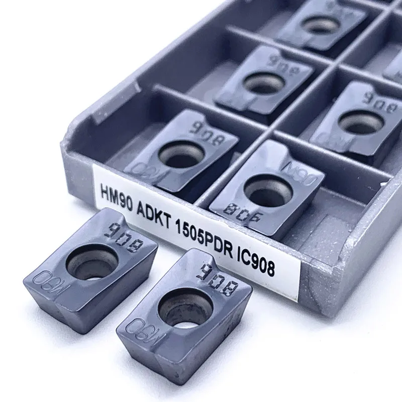 Insert HM90 ADKT1505 IC908 Milling Turning Tools Carbide insert CNC Lathe cutter Tool ADKT 1505 turning insert Cutting tool wnmg080404 wnmg080408 wnmg060408 pm4225 turning tool 100% carbide insert wnmg 080404 080408 cnc cutting tungsten lathe milling