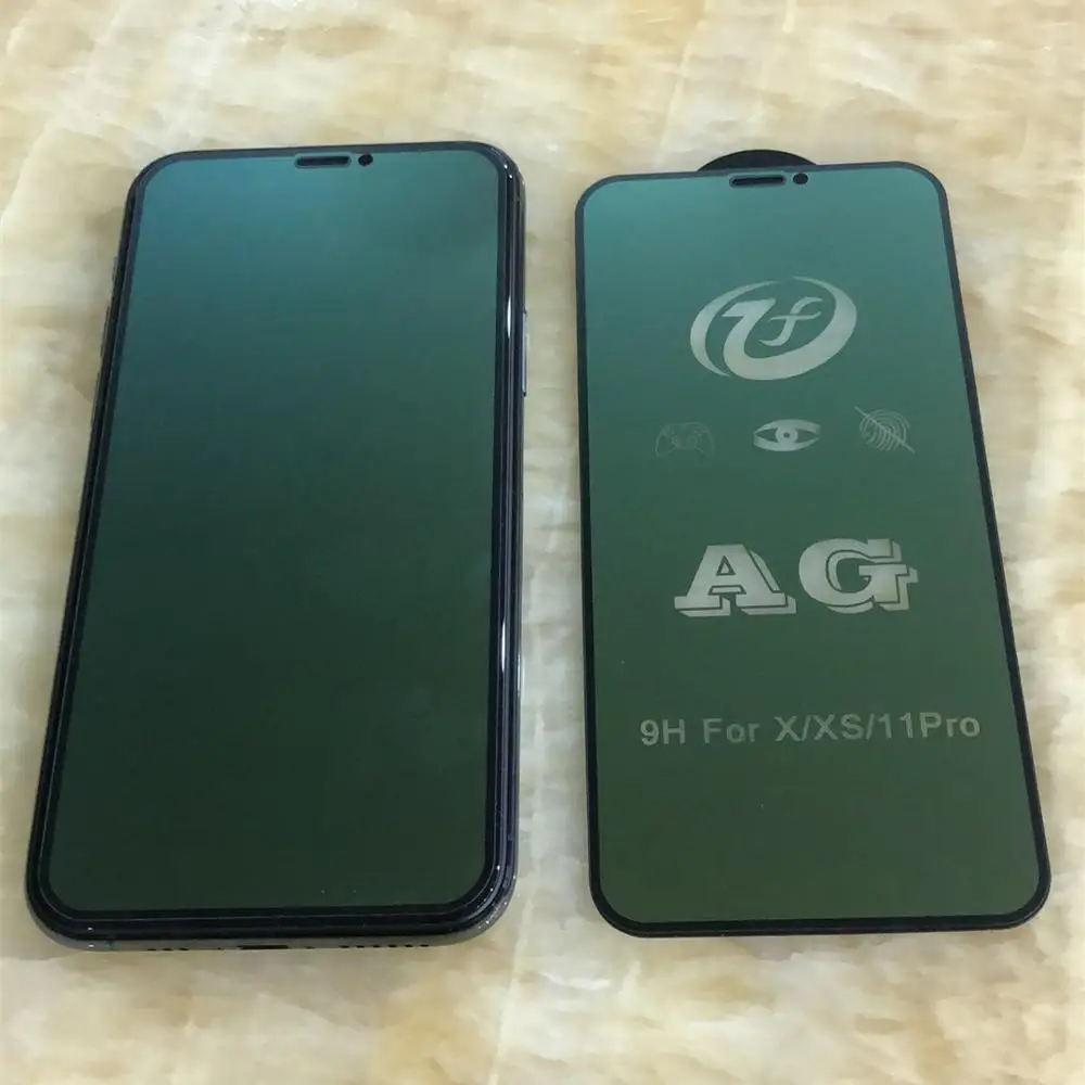 500D Защитное стекло для iPhone 11 Pro XS MAX, Защитное стекло для экрана, матовая цветная пленка, закаленное стекло для iPhone X XR XS 11