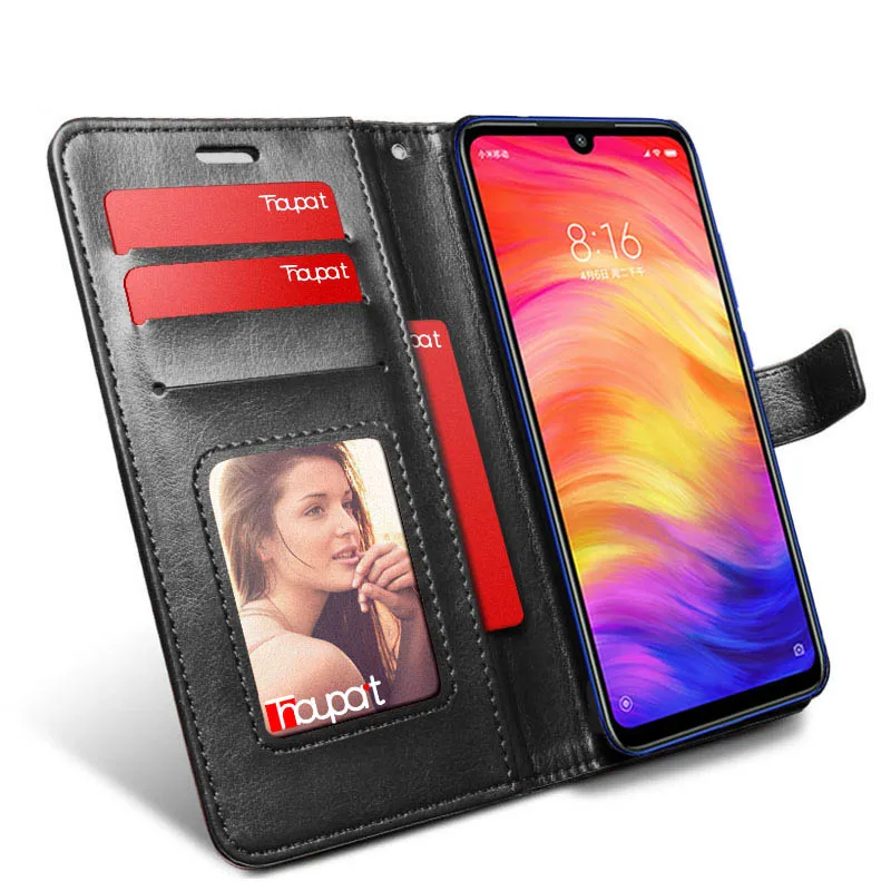 Кожаный чехол Thouport для Xiaomi Redmi Note7 Pro Redmi 7, Чехлы ретро фоторамка, сумки для телефона, кошелек, откидная крышка, Redmi Note 7, чехол