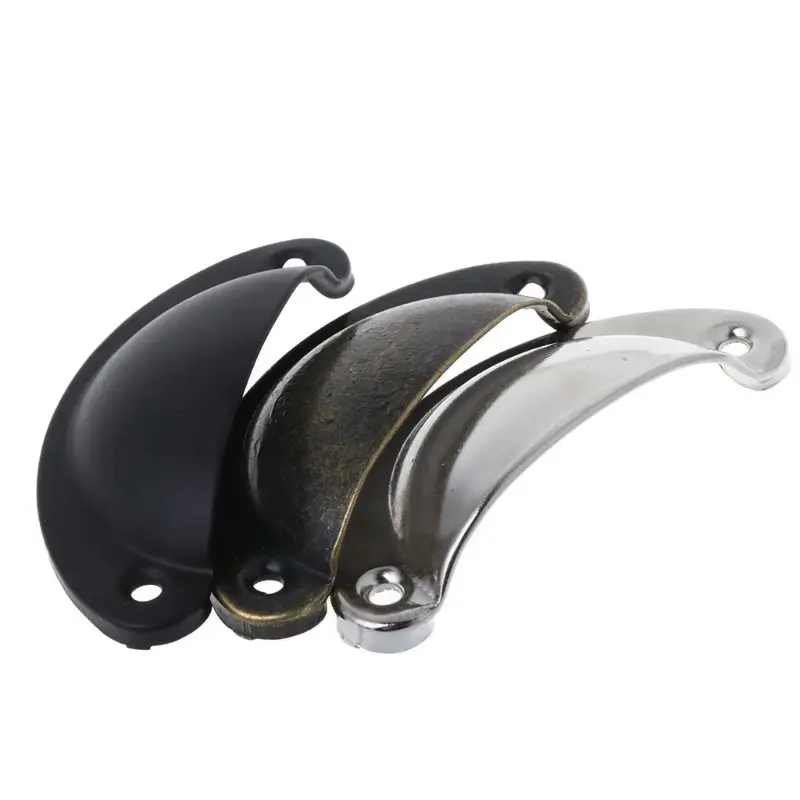 

10Pcs Vintage Iron Drawer Handles Retro Cabinet Knobs Cupboard Dool Handles Furniture Pullers Hardware Accessories U90A